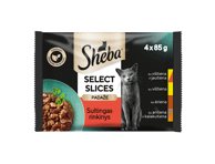 Konservuotas visavertis kačių ėdalas SHEBA CUISINE, 340 g, 4 x 85 g