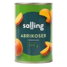 Konservuoti abrikosai SALLING, / 230 g, 410 g