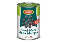 Konservuoti juodieji avinžirniai D'AMICO, 400 g