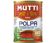 Konservuoti smulkinti pomidorai POLPA BASILIC MUTTI, 400 g