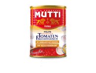 Konservuoti smulkinti pomidorai POLPA GARLIC MUTTI, 400 g