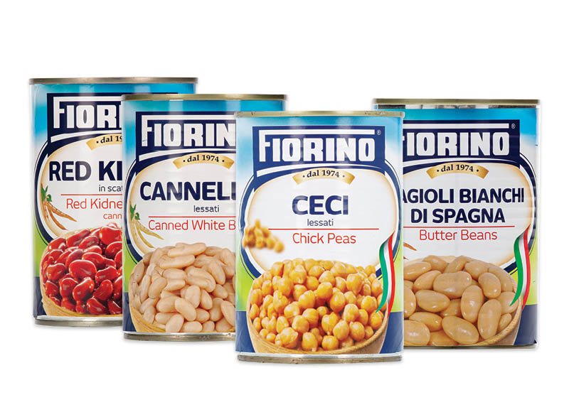 Konservuotoms pupelėms, avinžirniams FIORINO, 425 ml