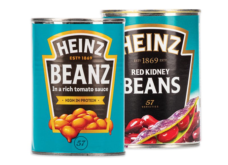 Konservuotoms pupelėms HEINZ, 400 g