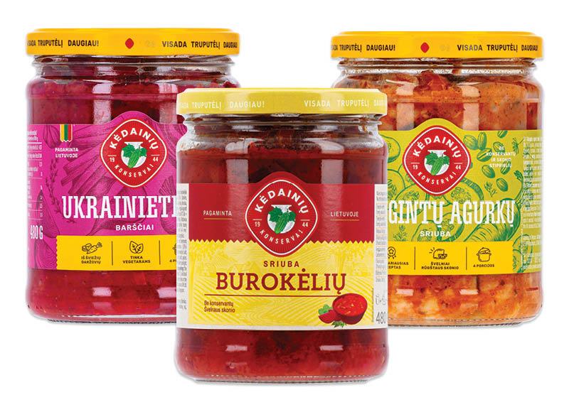 Konservuotoms sriuboms KĖDAINIŲ