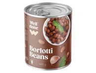 Konservuotos pupelės BORLOTTI WELL DONE, 400 g