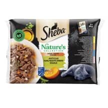 Kons.kačių ėdalo rinkinys padaže SHEBA, 4 x 85 g