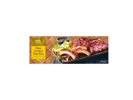 Korėjietiški lėtai virti BBQ kiaulienos šonkauliai, 600 g