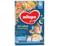Košė MILUPA, pieno, avižų, obuolių, kriaušių, 6+ mėn., 250 g, 250 g