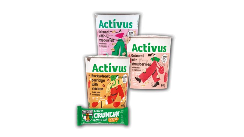 Košėms, batonėliams ACTIVUS, 50 g