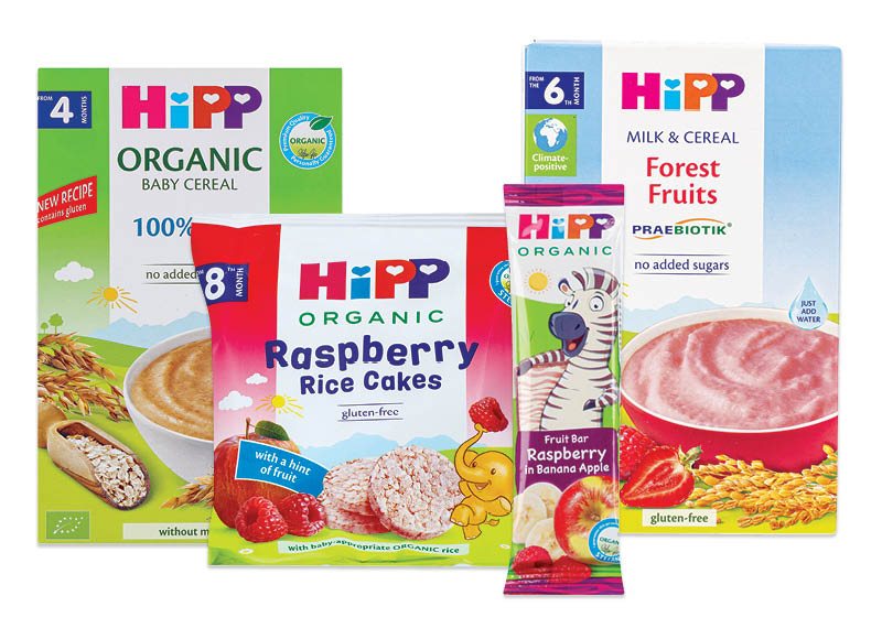 Košėms, užkandžiams HIPP