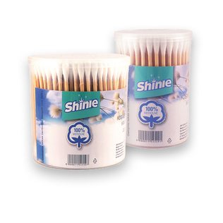 Kosmet. vatos krapštukams SHINIE, /pak., 200 vnt./pak., 100 vnt