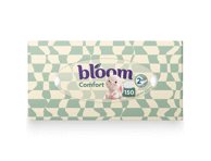 Kosmetinės servetėlės BLOOM COMFORT, 2 sluoksn., 150 vnt., 150 vnt