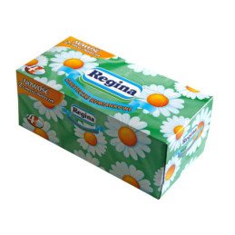 Kosmetinės servetėlės REGINA, ramunėlių kvapo, 4sl., 96 vnt