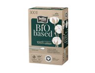 Kosmetiniai vatos pagaliukai BELLA BIO, 300 vnt., 300 vnt