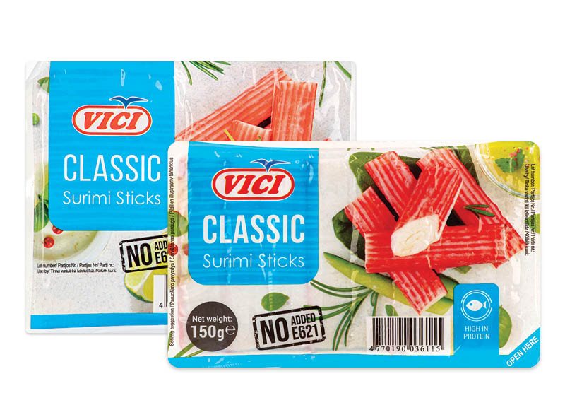 Surimio lazdelės 41% VIČI CLASSIC, 150 g