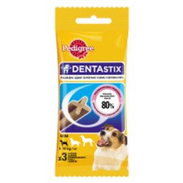 Kramtalai mažų veislių šunims PEDIGREE DENTA STIX, 45 g