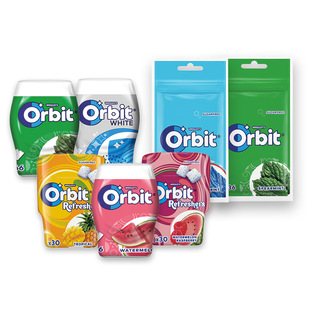 Kramtomajai gumai ORBIT (įv. rūšių), 14, 67 g