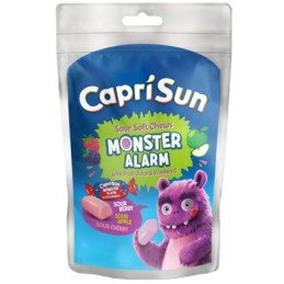 Kramtomi saldainiai CAPRI SUN SOFT CHEWS (MONSTER ALARM), 147 g