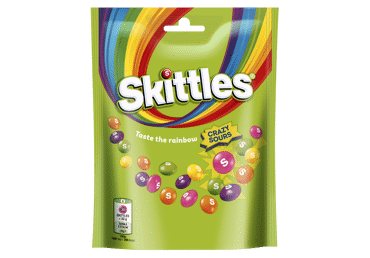 Kramtomieji saldainiai SKITTLES CRAZY SOURS, 152 g