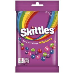 Kramtomieji saldainiai SKITTLES, Wild Berry lauk.uogų sk., 95 g