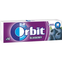 Kramtomoji guma ORBIT BLUEBERRY, 14 g