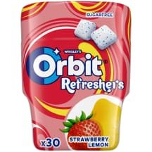 Kramtomoji guma ORBIT STRAWBERRY LEMON, 67 g