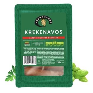 Karštai rūkytos Krekenavos dešrelės, 700 g