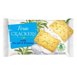 Krekeriai FERIA su jūros druska ir rozmarinais, 100 g