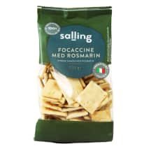 Krekeriai su roz. SALLING FOCACCINE, 200 g