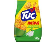 Krekeriai TUC MINI, grietinės ir svogūnų skonio, 100 g