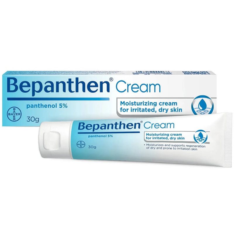 Kremas sausai ir sudirgusiai odai Bepanthen Cream, 30 g