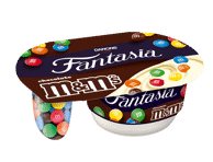 Kreminis jogurtas FANTASIA M&M, vanilės skonio, 13 % rieb., 120 g