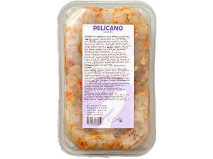 Krevetės medaus ir kanapių sėklų marinate, 1 kg