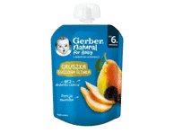 Kriaušių ir slyvų tyrelė GERBER, nuo 6 mėn., 80 g