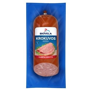 Karštai rūkyta KROKUVOS dešra, 400 g