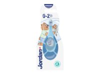 Kūdikių dantų šepetėlis-kramtukas JORDAN, 0-., ypač minkštas, 1 vnt., 2 m