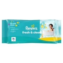 Kūdikių servet. PAMPERS FRESH CLEAN, 52 vnt