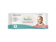 Kūdikių servetėlės PAMPERS Sensitive, Plastic Free, 52 vnt