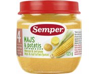 Kukurūzų ir bulvių tyrelė SEMPER (nuo 4 mėn.), 125 g