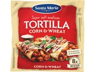 Kukurūzų ir kviečių tortilijos SANTA MARIA, 336 g