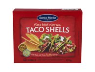 Kukurūzų krepšeliai takams SANTA MARIA TEX MEX, 135 g, 12 vnt