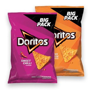 Kukurūzų traškučiai DORITOS, 180 g