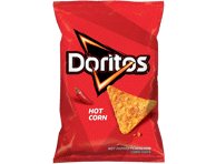 Kukurūzų traškučiai DORITOS, aitriųjų paprikų skonio, 90 g