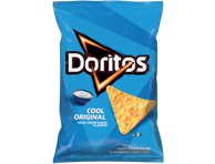 Kukurūzų traškučiai DORITOS, grietinės padažo skonio, 90 g