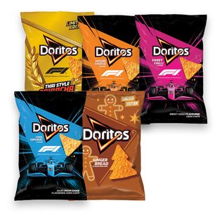 Kukurūzų traškučiai DORITOS (įv. rūšių), 90 g