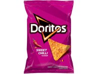 Kukurūzų traškučiai DORITOS, saldžių aitriųjų paprikų skonio, 90 g