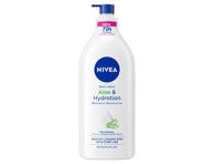 Kūno losjonas normaliai ir sausai odai NIVEA Aloe & Hydration, 625 ml