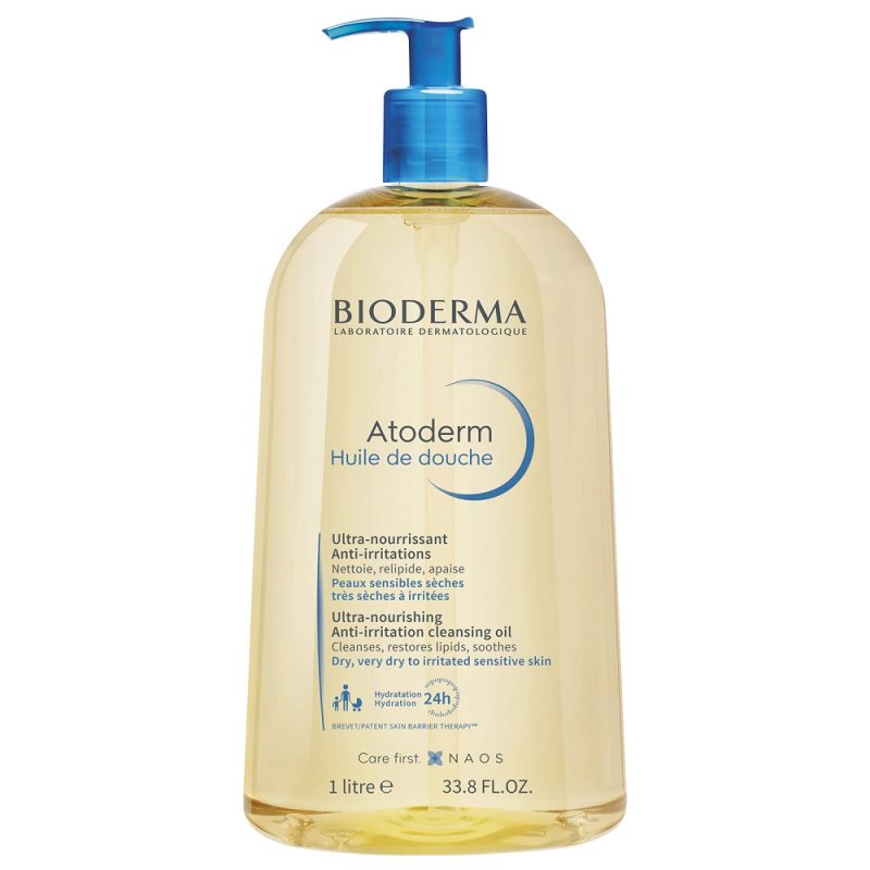 Kūno prausimosi aliejus Bioderma Atoderm Ultra-Nourishing Anti-Irritation, 1000 ml
