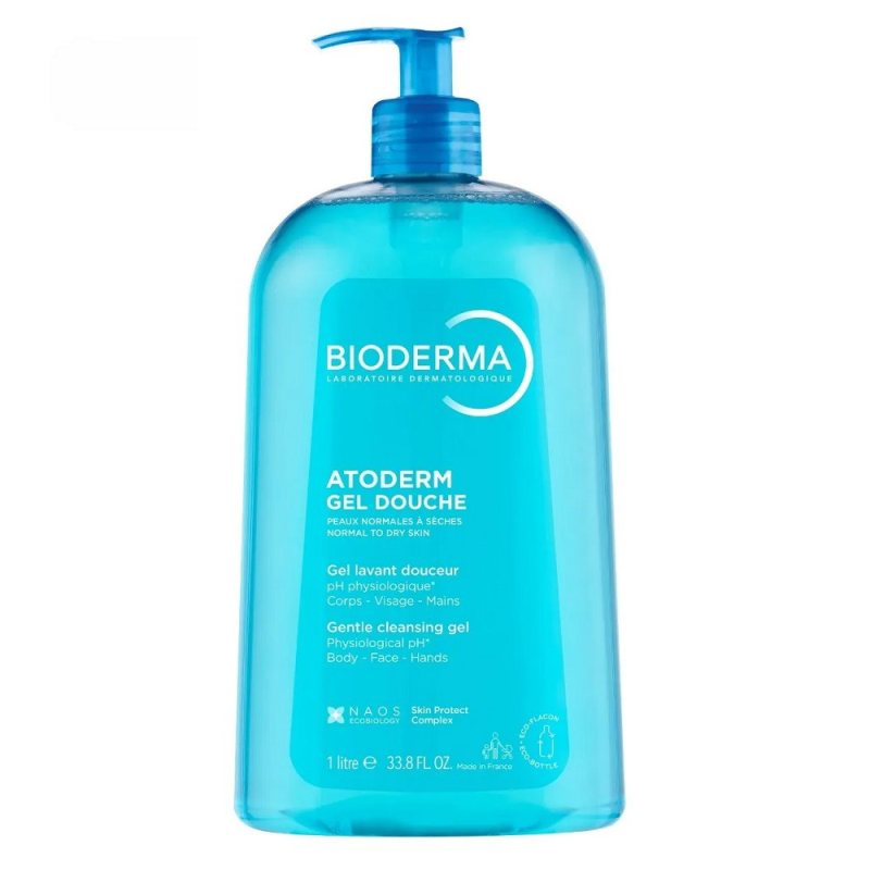 Kūno prausimosi želė Bioderma Atoderm Gentle, 1000 ml