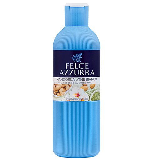 Kūno prausimosi želė Felce Azzurra Body Wash, Almond & White Tea, 650 ml